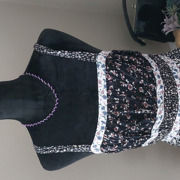 Bohemian Crochet Necklace, Purple Brown & Silver Handcrafted by Rust Be… - Picture 11 of 12